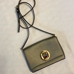 Kate Spade | Newbury Lane Metallic Grey Cross Body